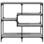 vidaXL Măsuță consolă, gri sonoma, 103x32x95 cm, lemn prelucrat vidaXL Măsuță consolă, gri sonoma, 103x32x95 cm, lemn prelucrat