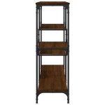 vidaXL Măsuță consolă, stejar maro, 103x32x95 cm, lemn prelucrat vidaXL Măsuță consolă, stejar maro, 103x32x95 cm, lemn prelucrat