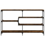 vidaXL Măsuță consolă, stejar fumuriu, 160x32x95 cm, lemn prelucrat vidaXL Măsuță consolă, stejar fumuriu, 160x32x95 cm, lemn prelucrat