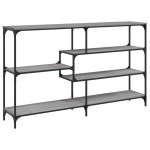 vidaXL Măsuță consolă, gri sonoma, 160x32x95 cm, lemn prelucrat vidaXL Măsuță consolă, gri sonoma, 160x32x95 cm, lemn prelucrat