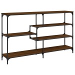 vidaXL Măsuță consolă, stejar maro, 160x32x95 cm, lemn prelucrat vidaXL Măsuță consolă, stejar maro, 160x32x95 cm, lemn prelucrat