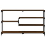 vidaXL Măsuță consolă, stejar maro, 160x32x95 cm, lemn prelucrat vidaXL Măsuță consolă, stejar maro, 160x32x95 cm, lemn prelucrat