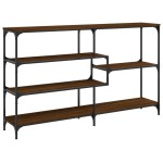 vidaXL Măsuță consolă, stejar maro, 160x32x95 cm, lemn prelucrat vidaXL Măsuță consolă, stejar maro, 160x32x95 cm, lemn prelucrat