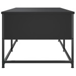 vidaXL Măsuță de cafea, negru, 100x51x40 cm, lemn prelucrat vidaXL Măsuță de cafea, negru, 100x51x40 cm, lemn prelucrat