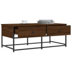 vidaXL Măsuță de cafea, stejar maro, 100x51x40 cm, lemn prelucrat vidaXL Măsuță de cafea, stejar maro, 100x51x40 cm, lemn prelucrat