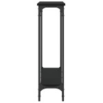 vidaXL Măsuță consolă, negru, 100x22,5x75 cm, lemn compozit vidaXL Măsuță consolă, negru, 100x22,5x75 cm, lemn compozit
