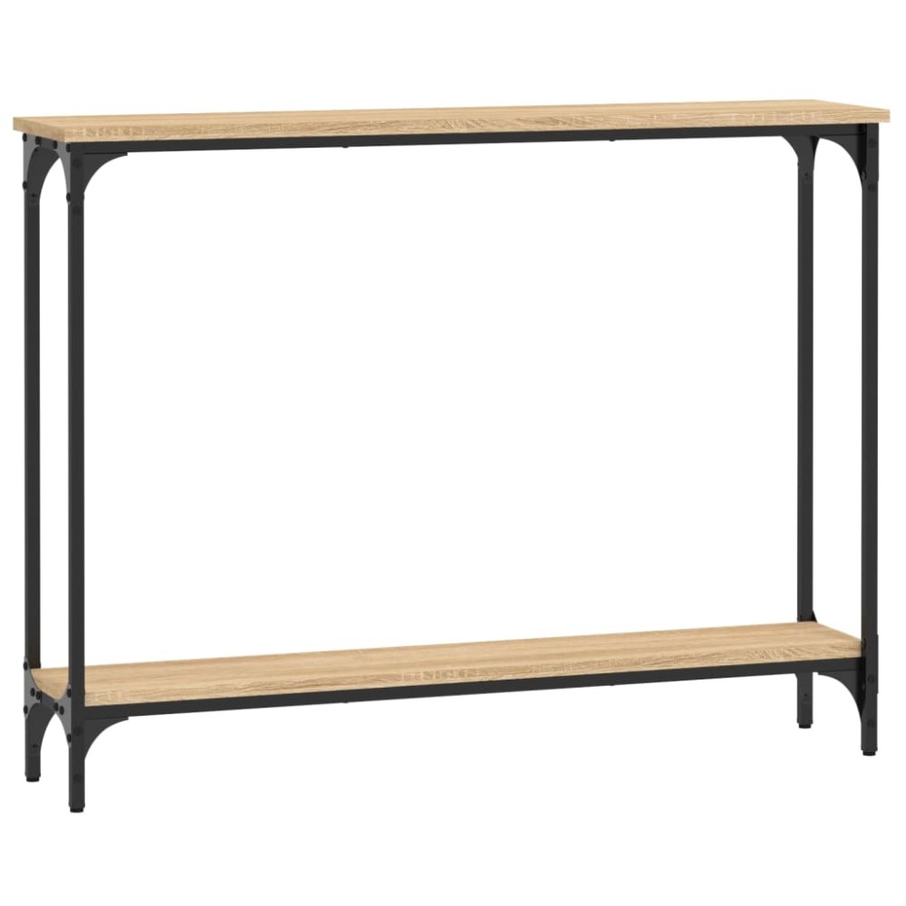 vidaXL Măsuță consolă, stejar sonoma, 100x22,5x75 cm, lemn prelucrat