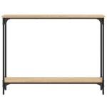 vidaXL Măsuță consolă, stejar sonoma, 100x22,5x75 cm, lemn prelucrat vidaXL Măsuță consolă, stejar sonoma, 100x22,5x75 cm, lemn prelucrat