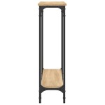 vidaXL Măsuță consolă, stejar sonoma, 100x22,5x75 cm, lemn prelucrat vidaXL Măsuță consolă, stejar sonoma, 100x22,5x75 cm, lemn prelucrat