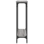 vidaXL Măsuță consolă, gri sonoma, 100x22,5x75 cm, lemn prelucrat vidaXL Măsuță consolă, gri sonoma, 100x22,5x75 cm, lemn prelucrat