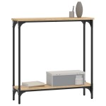 vidaXL Masă consolă, stejar sonoma, 75x22,5x75 cm, lemn prelucrat vidaXL Masă consolă, stejar sonoma, 75x22,5x75 cm, lemn prelucrat