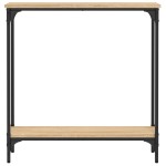 vidaXL Masă consolă, stejar sonoma, 75x22,5x75 cm, lemn prelucrat vidaXL Masă consolă, stejar sonoma, 75x22,5x75 cm, lemn prelucrat