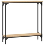 vidaXL Masă consolă, stejar sonoma, 75x22,5x75 cm, lemn prelucrat vidaXL Masă consolă, stejar sonoma, 75x22,5x75 cm, lemn prelucrat
