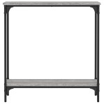 vidaXL Măsuță consolă, gri sonoma, 75x22,5x75 cm, lemn prelucrat vidaXL Măsuță consolă, gri sonoma, 75x22,5x75 cm, lemn prelucrat