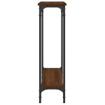 vidaXL Măsuță consolă, stejar maro, 75x22,5x75 cm, lemn prelucrat vidaXL Măsuță consolă, stejar maro, 75x22,5x75 cm, lemn prelucrat