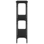 vidaXL Măsuță consolă, negru, 100x22,5x75 cm, lemn compozit vidaXL Măsuță consolă, negru, 100x22,5x75 cm, lemn compozit