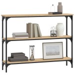 vidaXL Măsuță consolă, stejar sonoma, 100x22,5x75 cm, lemn prelucrat vidaXL Măsuță consolă, stejar sonoma, 100x22,5x75 cm, lemn prelucrat