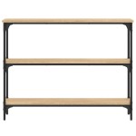 vidaXL Măsuță consolă, stejar sonoma, 100x22,5x75 cm, lemn prelucrat vidaXL Măsuță consolă, stejar sonoma, 100x22,5x75 cm, lemn prelucrat