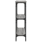 vidaXL Măsuță consolă, gri sonoma, 100x22,5x75 cm, lemn prelucrat vidaXL Măsuță consolă, gri sonoma, 100x22,5x75 cm, lemn prelucrat