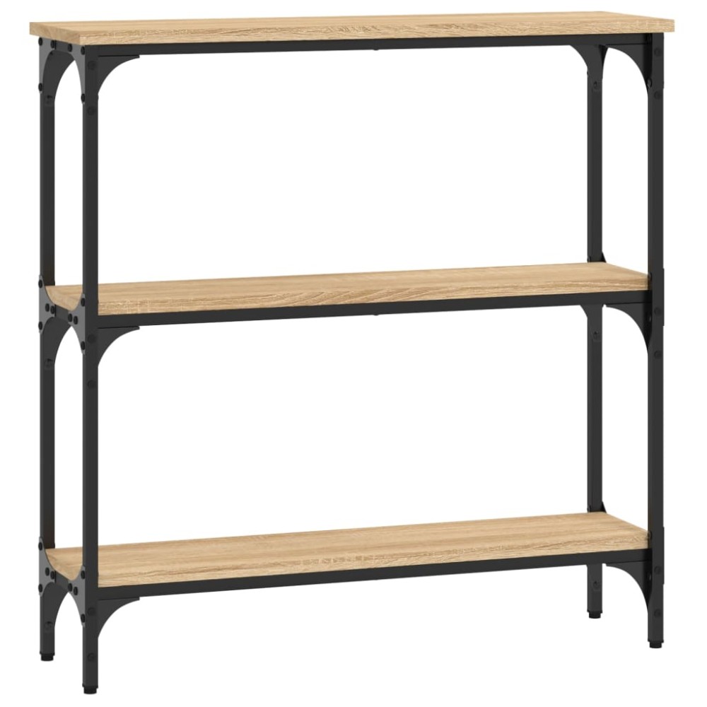 vidaXL Masă consolă, stejar sonoma, 75x22,5x75 cm, lemn prelucrat