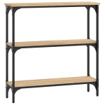 vidaXL Masă consolă, stejar sonoma, 75x22,5x75 cm, lemn prelucrat vidaXL Masă consolă, stejar sonoma, 75x22,5x75 cm, lemn prelucrat