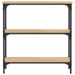 vidaXL Masă consolă, stejar sonoma, 75x22,5x75 cm, lemn prelucrat vidaXL Masă consolă, stejar sonoma, 75x22,5x75 cm, lemn prelucrat