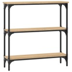 vidaXL Masă consolă, stejar sonoma, 75x22,5x75 cm, lemn prelucrat vidaXL Masă consolă, stejar sonoma, 75x22,5x75 cm, lemn prelucrat
