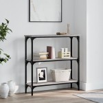 vidaXL Măsuță consolă, gri sonoma, 75x22,5x75 cm, lemn prelucrat vidaXL Măsuță consolă, gri sonoma, 75x22,5x75 cm, lemn prelucrat
