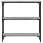vidaXL Măsuță consolă, gri sonoma, 75x22,5x75 cm, lemn prelucrat vidaXL Măsuță consolă, gri sonoma, 75x22,5x75 cm, lemn prelucrat