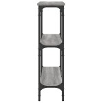 vidaXL Măsuță consolă, gri sonoma, 75x22,5x75 cm, lemn prelucrat vidaXL Măsuță consolă, gri sonoma, 75x22,5x75 cm, lemn prelucrat