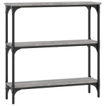vidaXL Măsuță consolă, gri sonoma, 75x22,5x75 cm, lemn prelucrat vidaXL Măsuță consolă, gri sonoma, 75x22,5x75 cm, lemn prelucrat