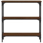 vidaXL Măsuță consolă, stejar maro, 75x22,5x75 cm, lemn prelucrat vidaXL Măsuță consolă, stejar maro, 75x22,5x75 cm, lemn prelucrat