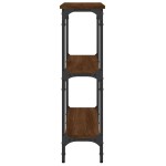 vidaXL Măsuță consolă, stejar maro, 75x22,5x75 cm, lemn prelucrat vidaXL Măsuță consolă, stejar maro, 75x22,5x75 cm, lemn prelucrat
