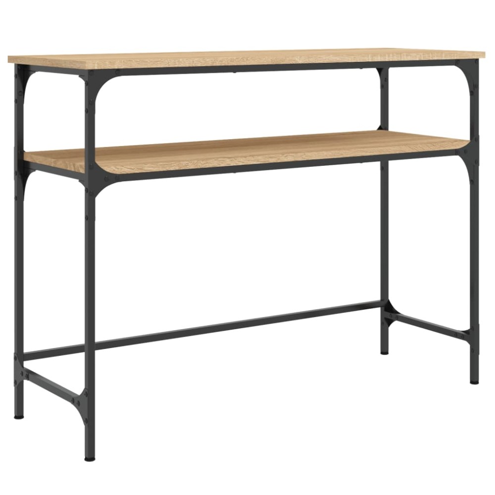 vidaXL Măsuță consolă, stejar sonoma, 100x35,5x75 cm, lemn prelucrat