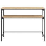 vidaXL Măsuță consolă, stejar sonoma, 100x35,5x75 cm, lemn prelucrat vidaXL Măsuță consolă, stejar sonoma, 100x35,5x75 cm, lemn prelucrat