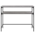 vidaXL Măsuță consolă, gri sonoma, 100x35,5x75 cm, lemn prelucrat vidaXL Măsuță consolă, gri sonoma, 100x35,5x75 cm, lemn prelucrat
