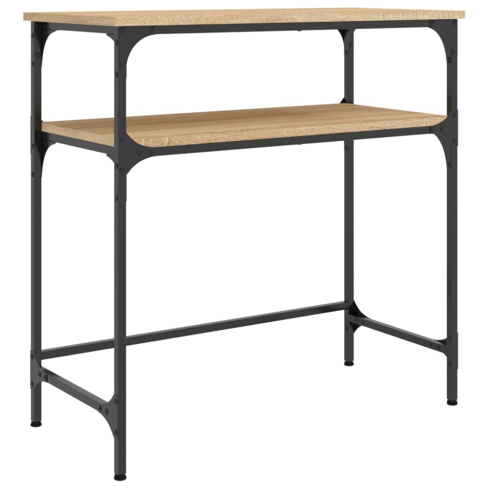 vidaXL Masă consolă, stejar sonoma, 75x35,5x75 cm, lemn prelucrat