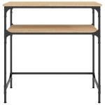 vidaXL Masă consolă, stejar sonoma, 75x35,5x75 cm, lemn prelucrat vidaXL Masă consolă, stejar sonoma, 75x35,5x75 cm, lemn prelucrat