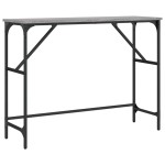 vidaXL Măsuță consolă, gri sonoma, 100x32x75 cm, lemn prelucrat vidaXL Măsuță consolă, gri sonoma, 100x32x75 cm, lemn prelucrat