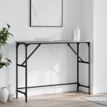 vidaXL Măsuță consolă, gri sonoma, 100x32x75 cm, lemn prelucrat vidaXL Măsuță consolă, gri sonoma, 100x32x75 cm, lemn prelucrat
