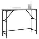 vidaXL Măsuță consolă, gri sonoma, 100x32x75 cm, lemn prelucrat vidaXL Măsuță consolă, gri sonoma, 100x32x75 cm, lemn prelucrat