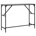 vidaXL Măsuță consolă, gri sonoma, 100x32x75 cm, lemn prelucrat vidaXL Măsuță consolă, gri sonoma, 100x32x75 cm, lemn prelucrat