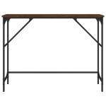 vidaXL Măsuță consolă, stejar maro, 100x32x75 cm, lemn prelucrat