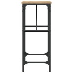 vidaXL Masă consolă, stejar sonoma, 75x32x75 cm, lemn prelucrat