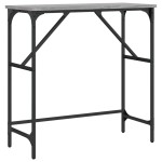 vidaXL Măsuță consolă, gri sonoma, 75x32x75 cm, lemn prelucrat