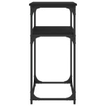 vidaXL Măsuță consolă, negru, 100x35,5x75 cm, lemn compozit vidaXL Măsuță consolă, negru, 100x35,5x75 cm, lemn compozit