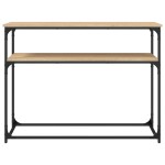 vidaXL Măsuță consolă, stejar sonoma, 100x35,5x75 cm, lemn prelucrat vidaXL Măsuță consolă, stejar sonoma, 100x35,5x75 cm, lemn prelucrat