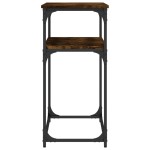 vidaXL Măsuță consolă, stejar fumuriu, 100x35,5x75 cm, lemn prelucrat vidaXL Măsuță consolă, stejar fumuriu, 100x35,5x75 cm, lemn prelucrat