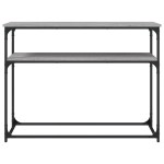 vidaXL Măsuță consolă, gri sonoma, 100x35,5x75 cm, lemn prelucrat vidaXL Măsuță consolă, gri sonoma, 100x35,5x75 cm, lemn prelucrat