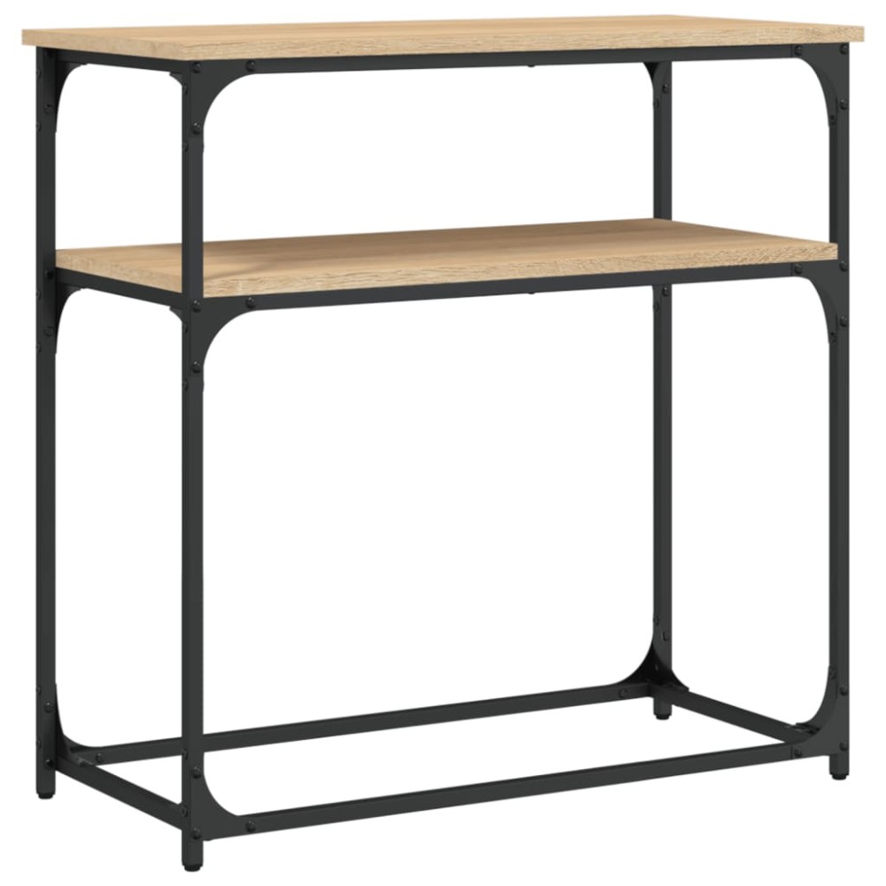 vidaXL Masă consolă, stejar sonoma, 75x35,5x75 cm, lemn prelucrat